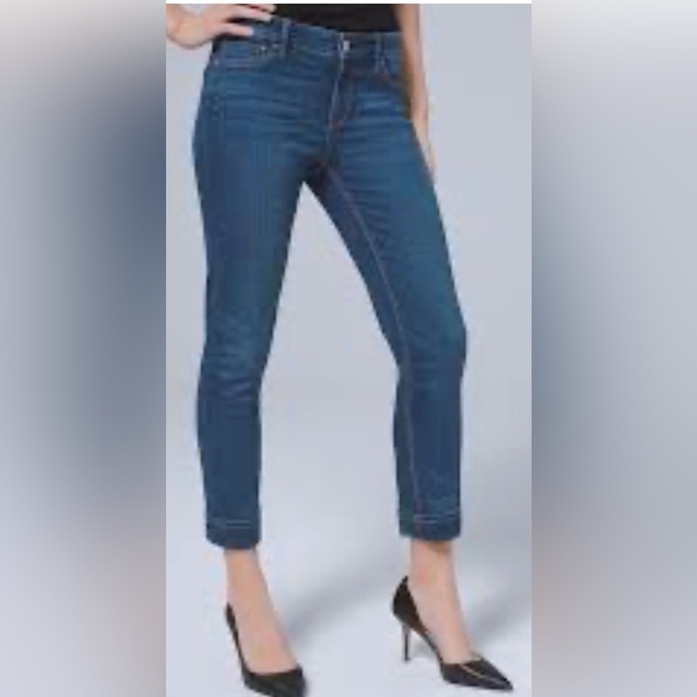 New! White House Black Market slim cropped jeans
